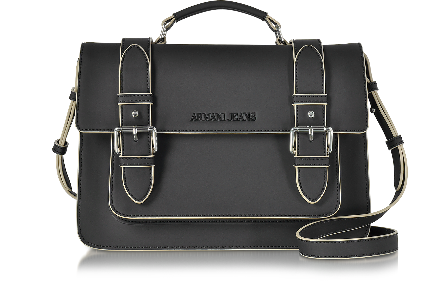 Armani Jeans Black Eco Leather Medium 