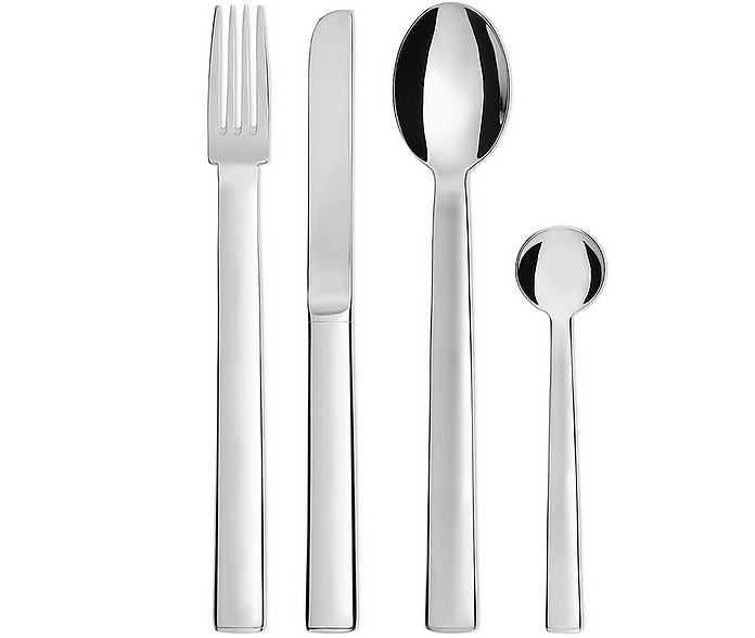 Rundes Modell Cutlerly Set of 24 Pieces - Alessi