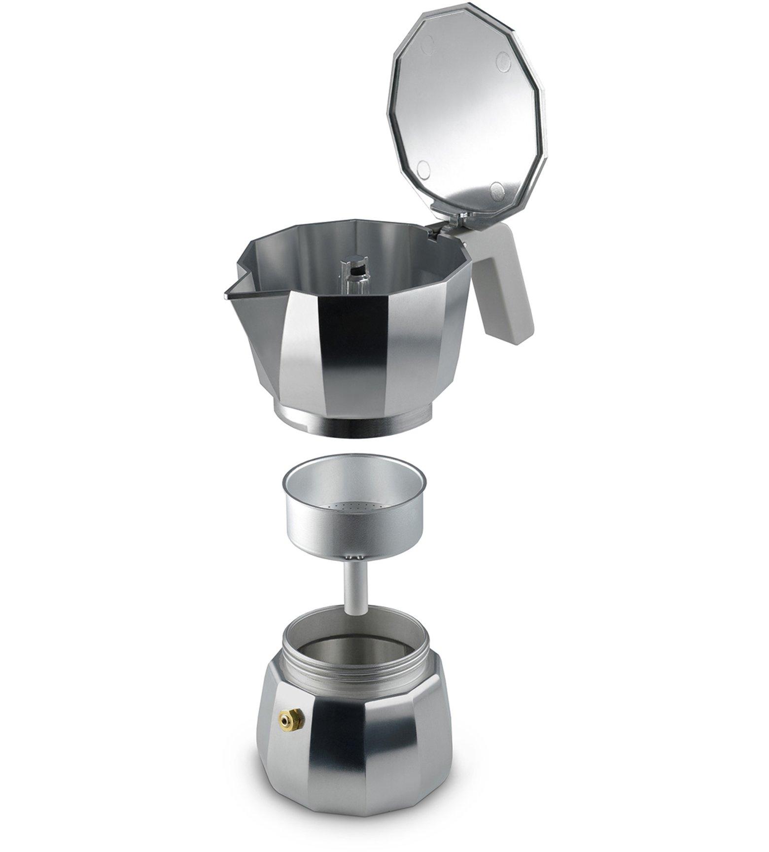 Alessi Moka - 3 Cups Espresso Coffee Maker at FORZIERI
