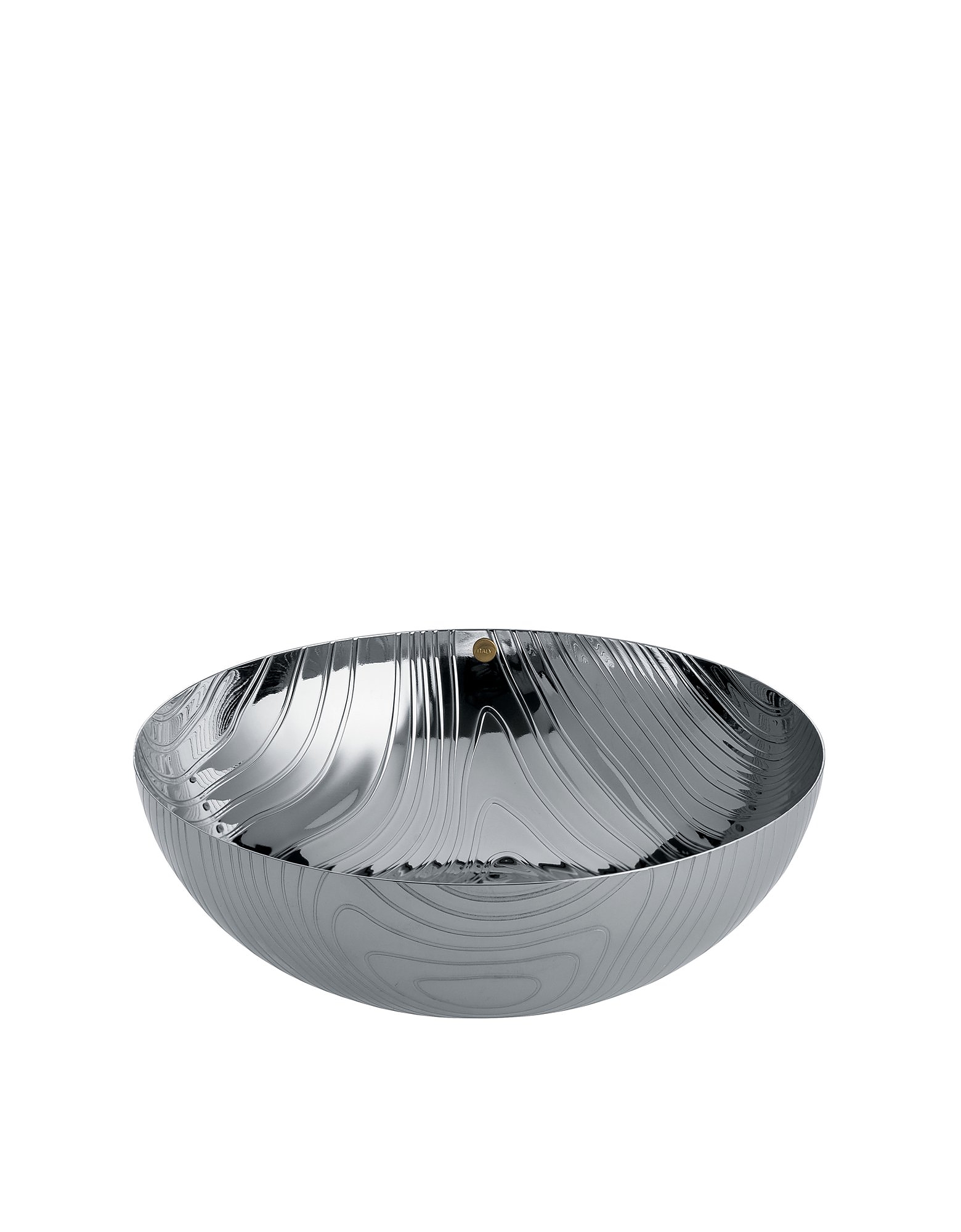 Alessi Designer Kitchen & Dining Veneer - Bowl In 18/10 Stainless Steel W/relief Decoration.