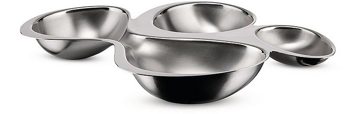 Babyboop Four Section Hors D'Oeuvre Tray - Alessi