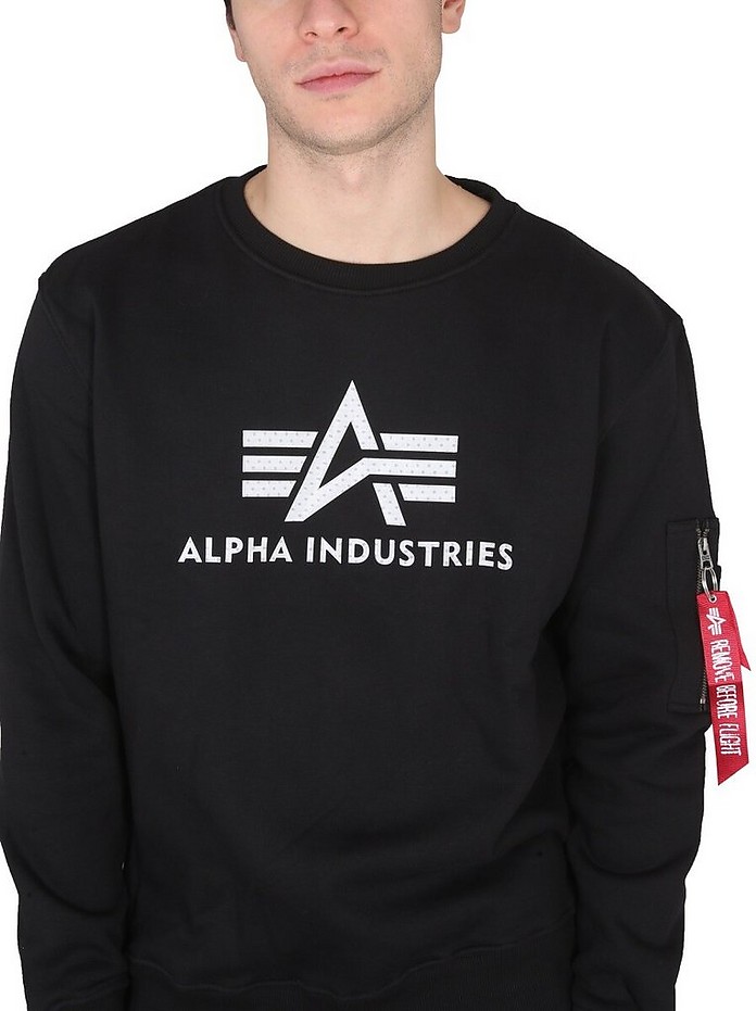 Alpha Industries Crewneck Sweatshirt M at FORZIERI
