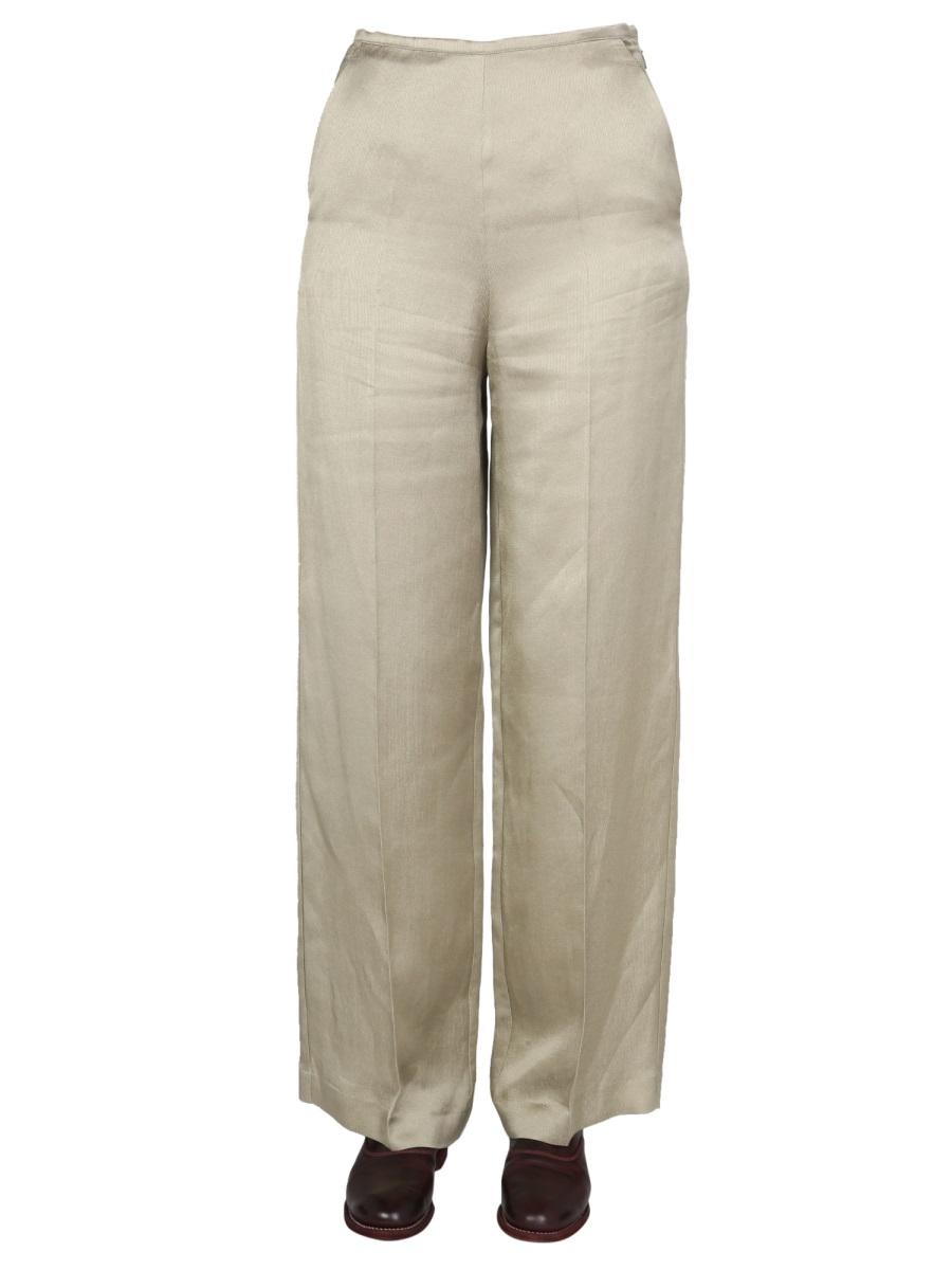 ALYSI - Cropped Silk Trousers