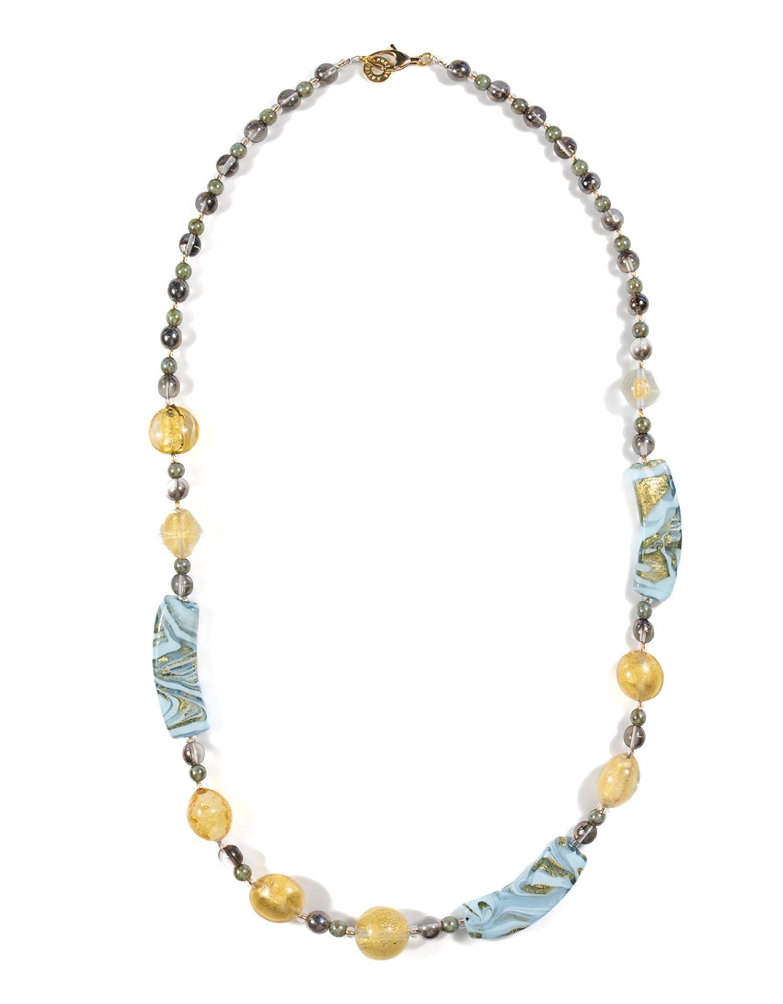 Antica Murrina Designer Necklaces Happiness L - Blue Large Necklace
