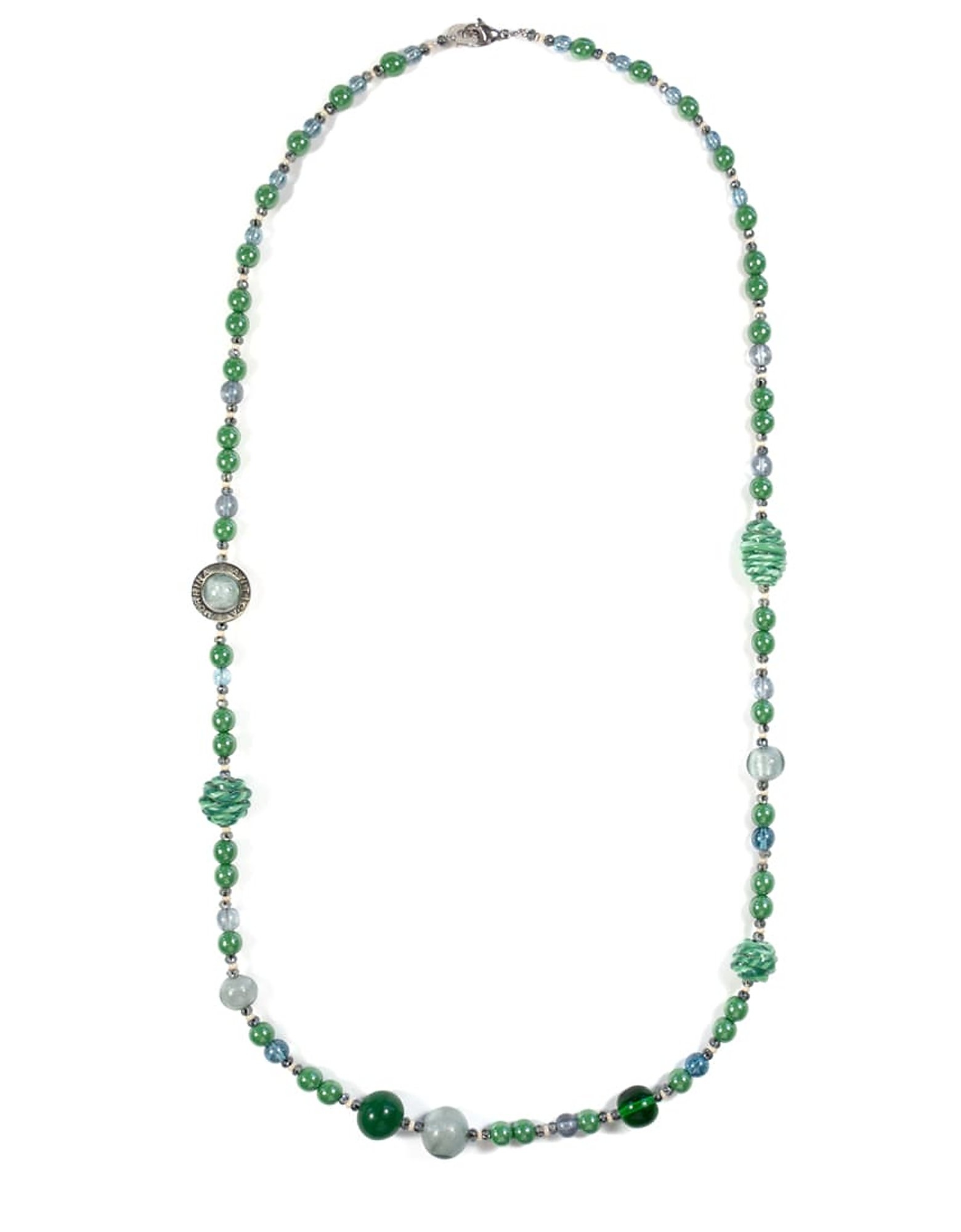 Antica Murrina Designer Necklaces Freedom L Green Large Necklace