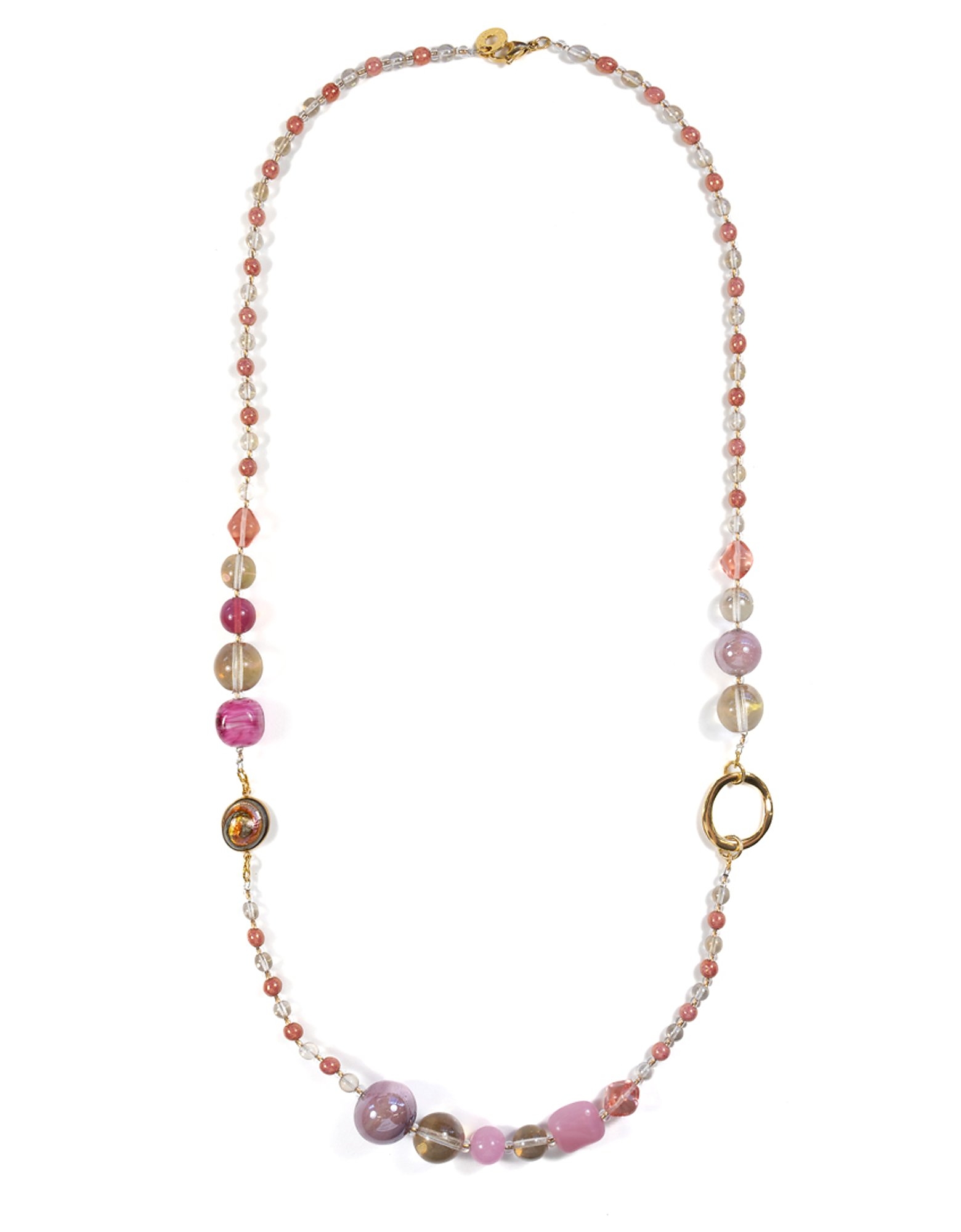 Antica Murrina Designer Necklaces Fun Pink Large Necklace