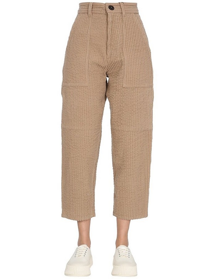 Worked Fit Trousers - Ami Paris