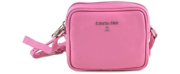 Hot Pink Leather Camera Bag - Patrizia Pepe