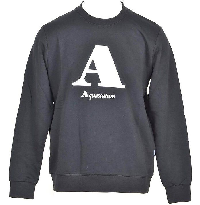 Men's Black Sweatshirt - Aquascutum