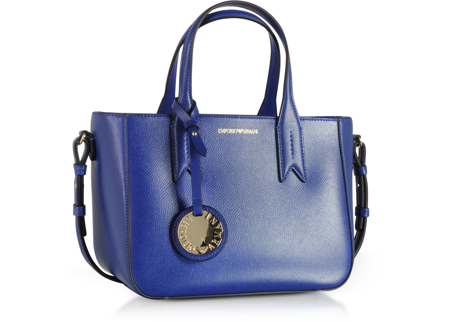 blue armani bag