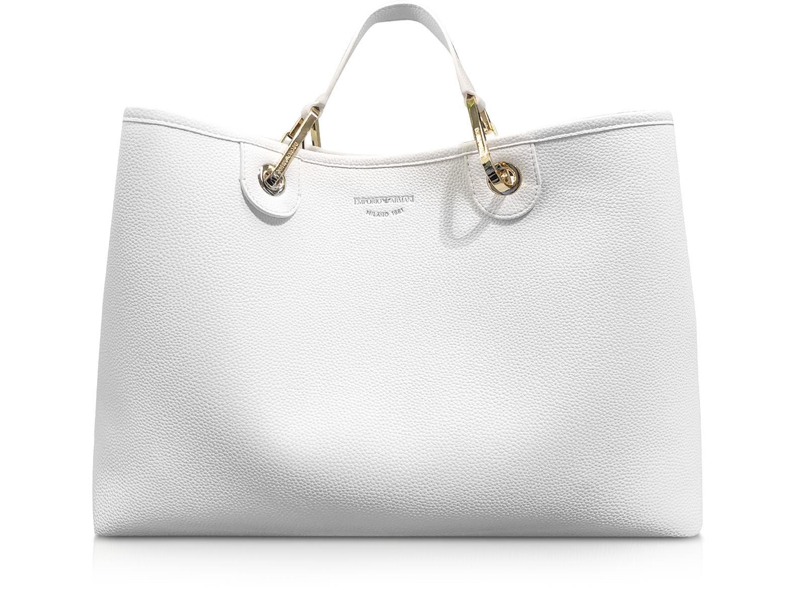 armani white bag