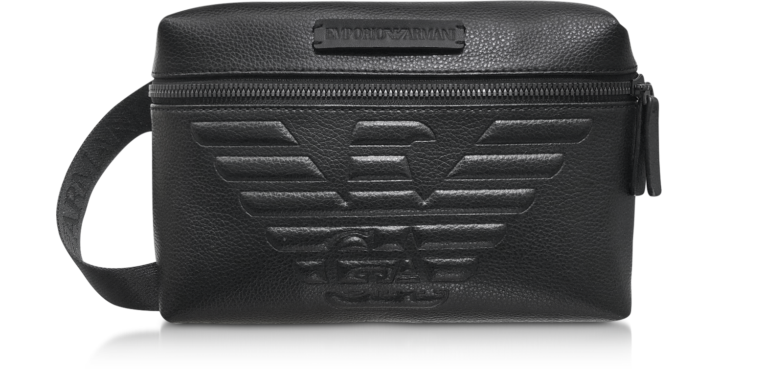 Pebble Leather Eagle Belt Bag at FORZIERI