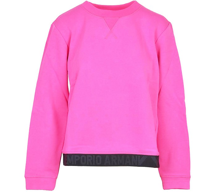 Women's Pink Sweatshirt - Emporio Armani