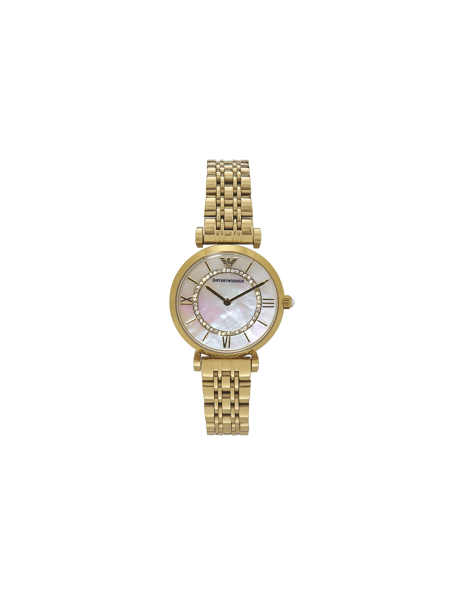 Emporio Armani Designer Women's Watches Women's Quartz Analogue Watch In Metallic