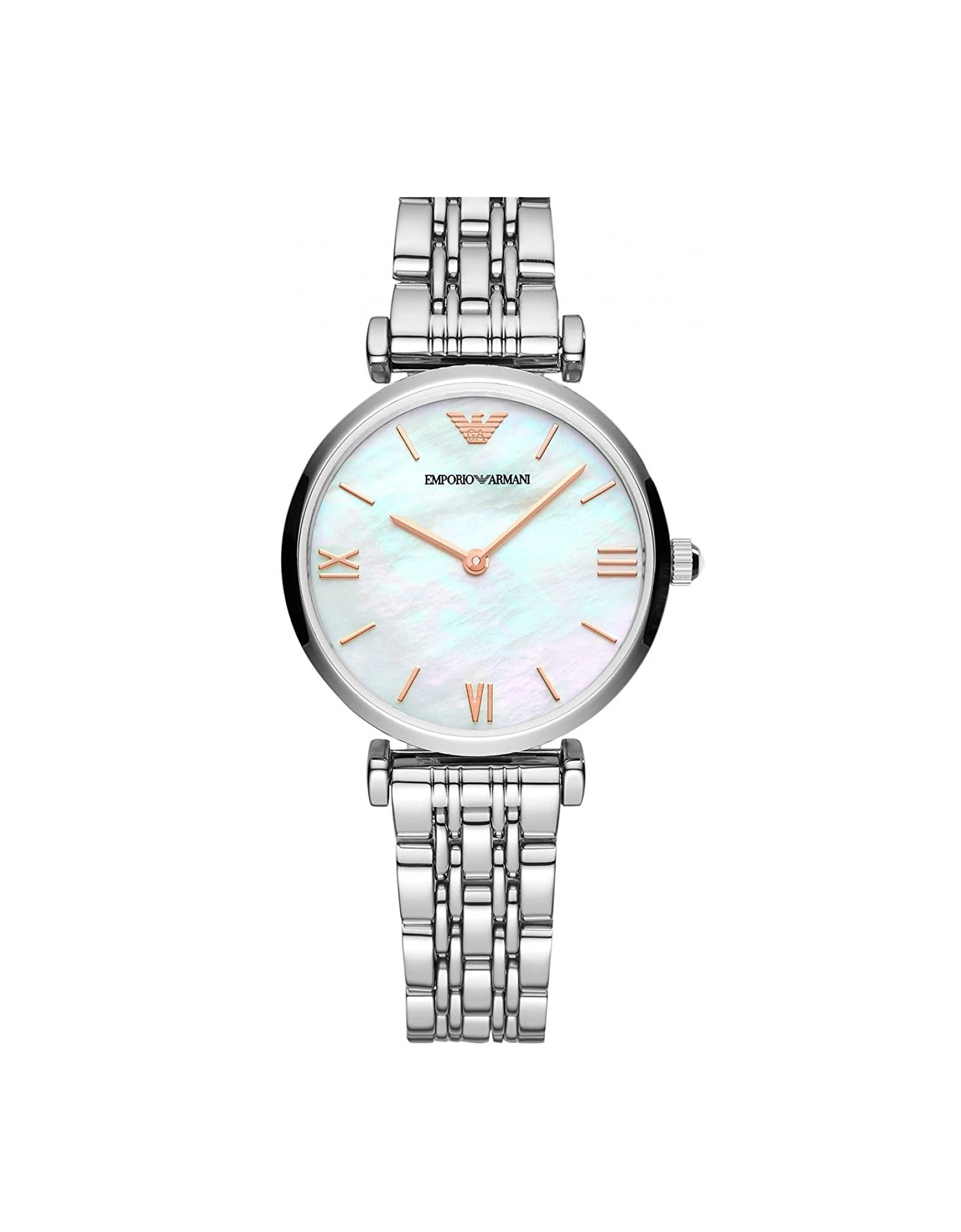Emporio Armani Designer Women's Watches Women's Quartz Analogue Watch In Gris