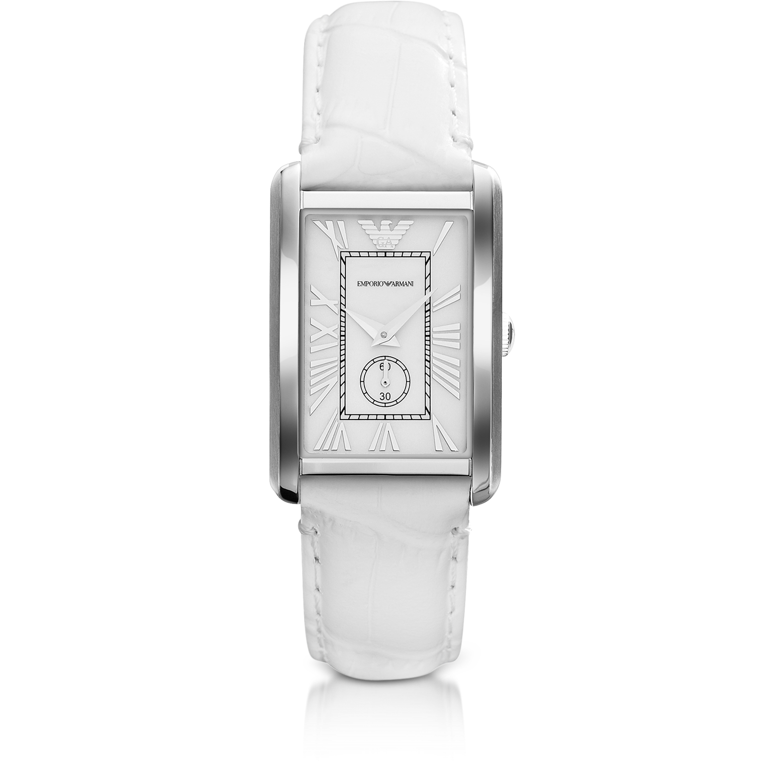emporio armani rectangular watch