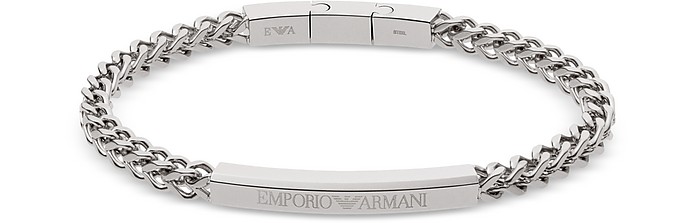 Stainless Steel Men's Bracelet - Emporio Armani / G|I A}[j