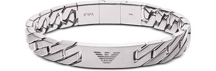 -- Stainless Steel Men's Bracelet - Emporio Armani