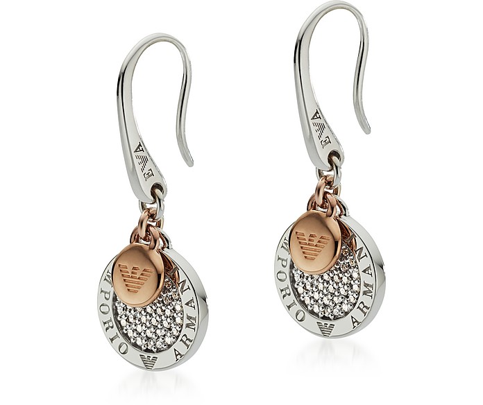 -- 925 Sterling Silver Women's Earrings - Emporio Armani