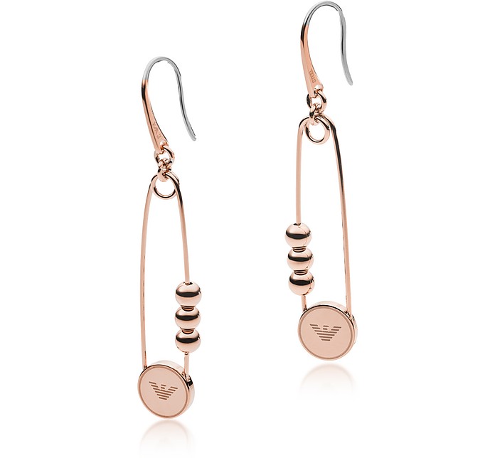 Safety Pin Earrings - Emporio Armani / G|I A}[j
