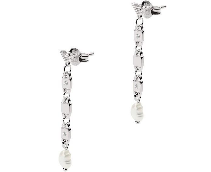 925 Sterling Silver Women's Earrings - Emporio Armani / G|I A}[j