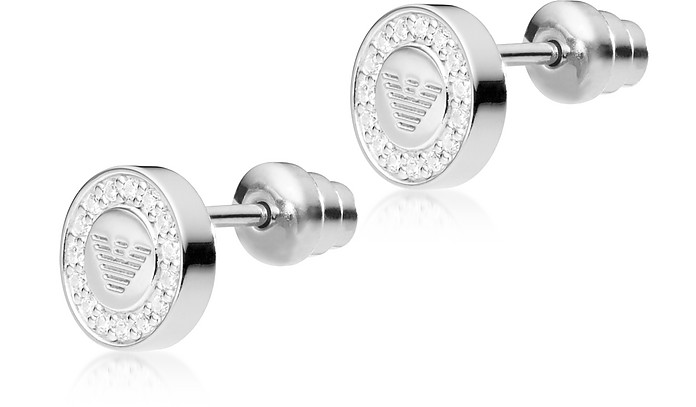 -- 925 Sterling Silver Women's Earrings - Emporio Armani