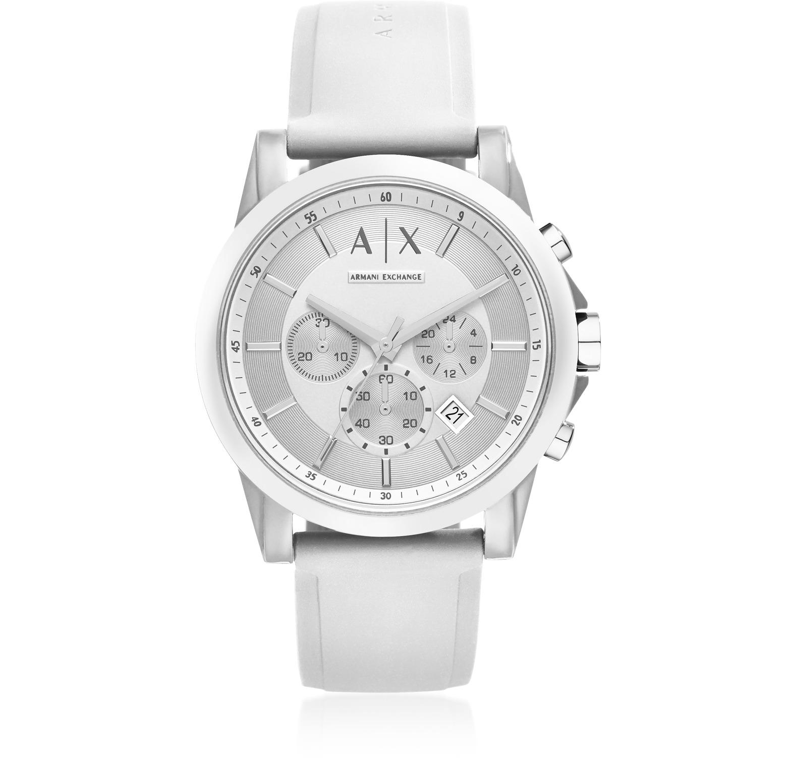 armani exchange silicone watch