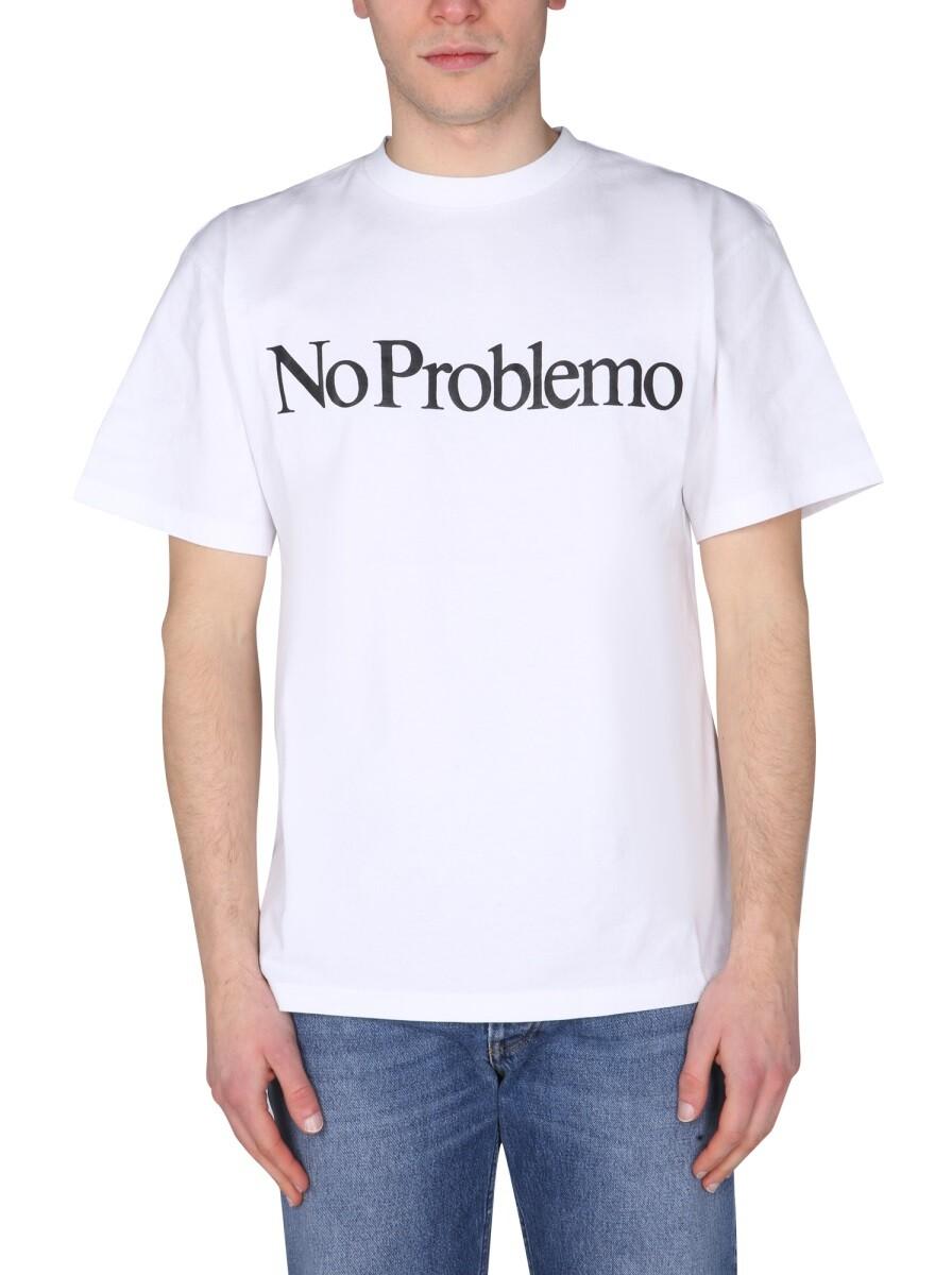 Forslag Hvile ugunstige Aries "No Problemo" T-Shirt L at FORZIERI