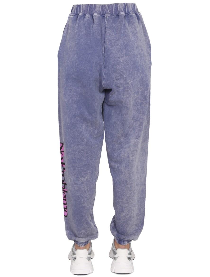 Aries Jogging Pants With Logo Print L at FORZIERI Canada