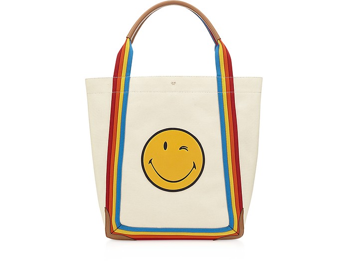 Small Wink Pont Tote w/ Nastro Trim - Anya Hindmarch