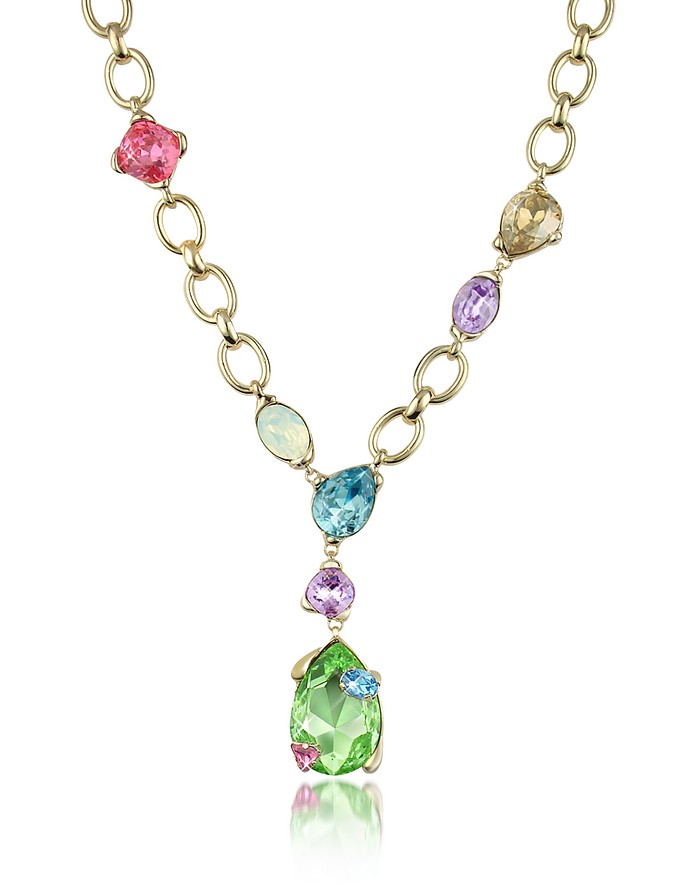 Multicolor Drop Necklace - AZ Collection