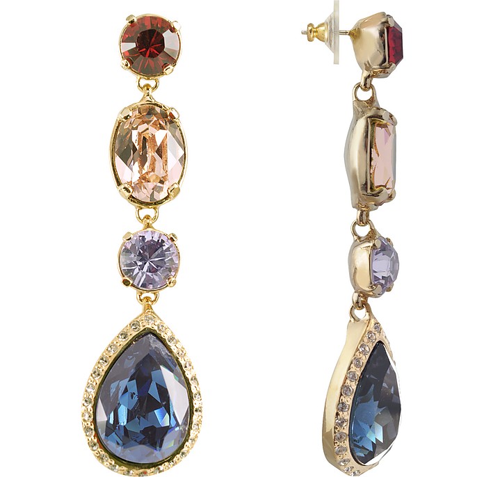 Multicolor Drop Earrings - AZ Collection