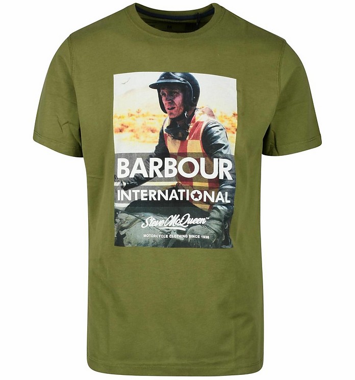 Men's Green T-Shirt - Barbour