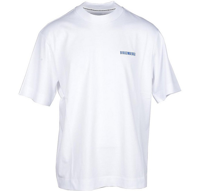 Men's White T-Shirt - Bikkembergs