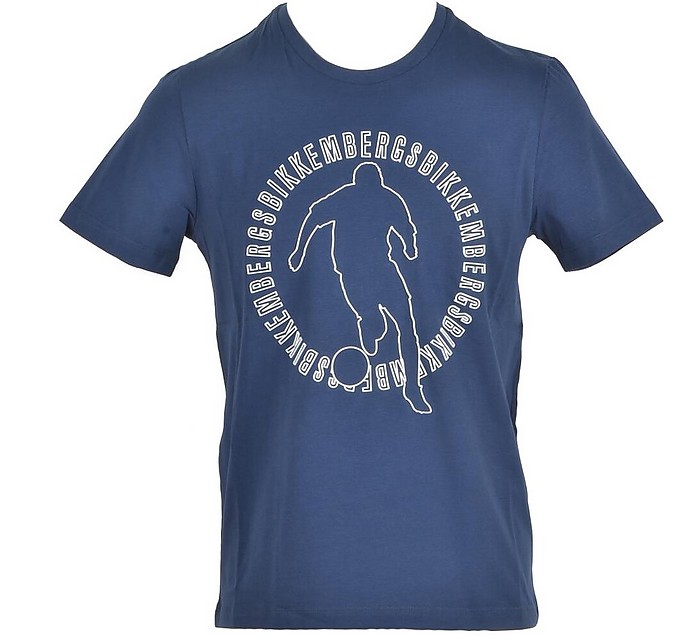 Men's Blue T-Shirt - Bikkembergs