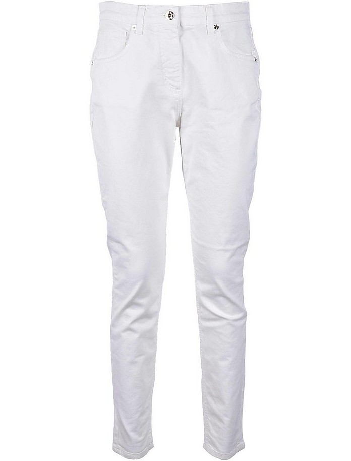 Women's White Jeans - Blumarine
