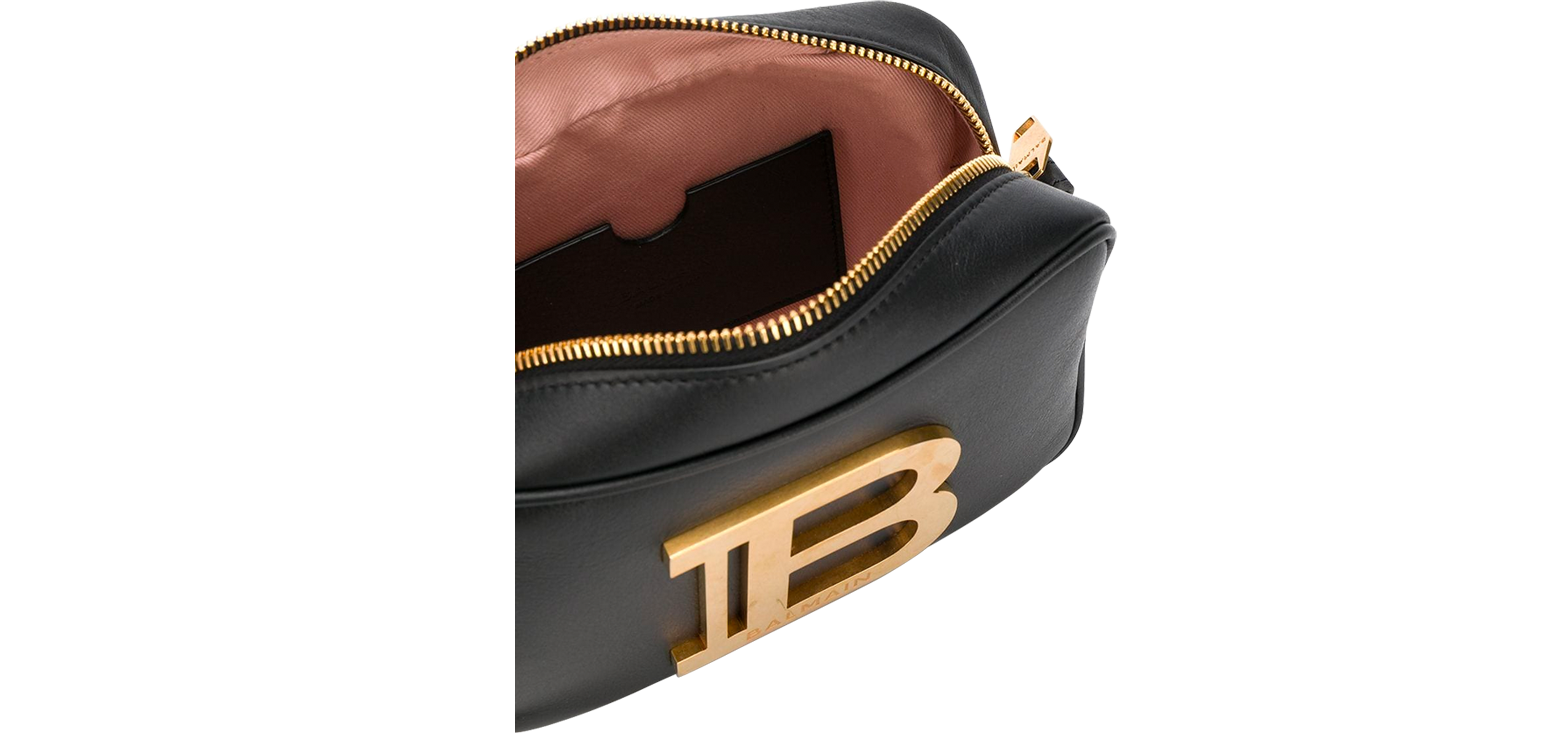 Balmain Lambskin B Camera Bag (SHF-17396) – LuxeDH