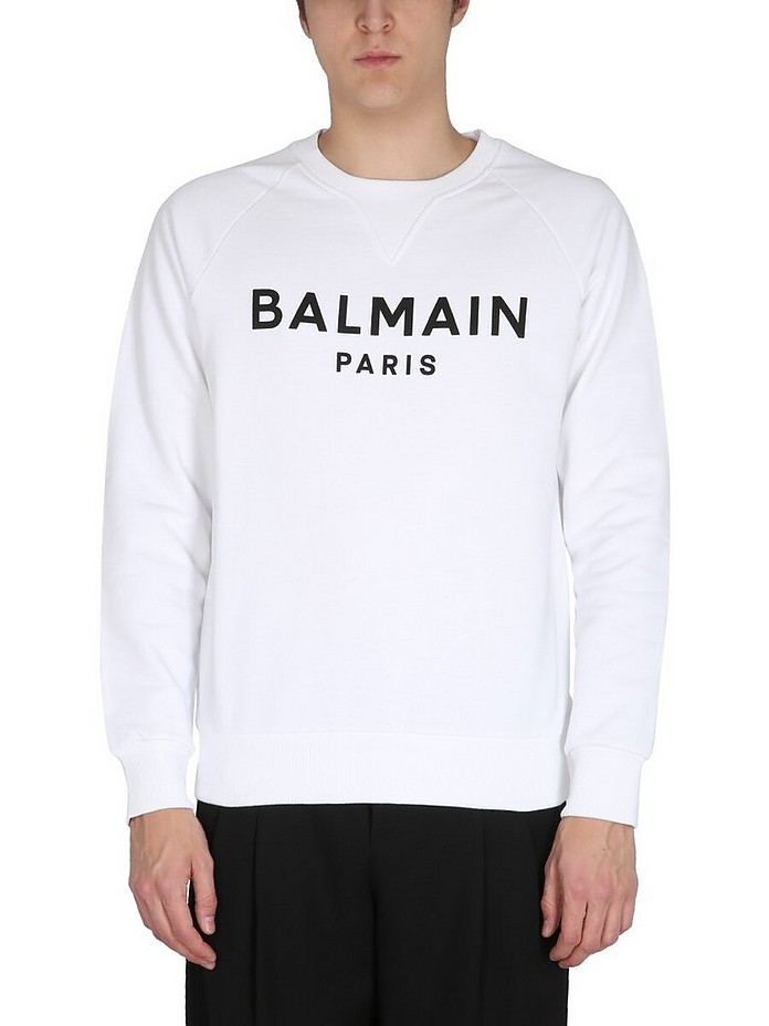 Logo Print Sweatshirt - Balmain