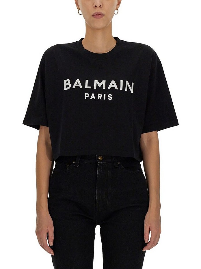 Cropped T-Shirt - Balmain / バルマン
