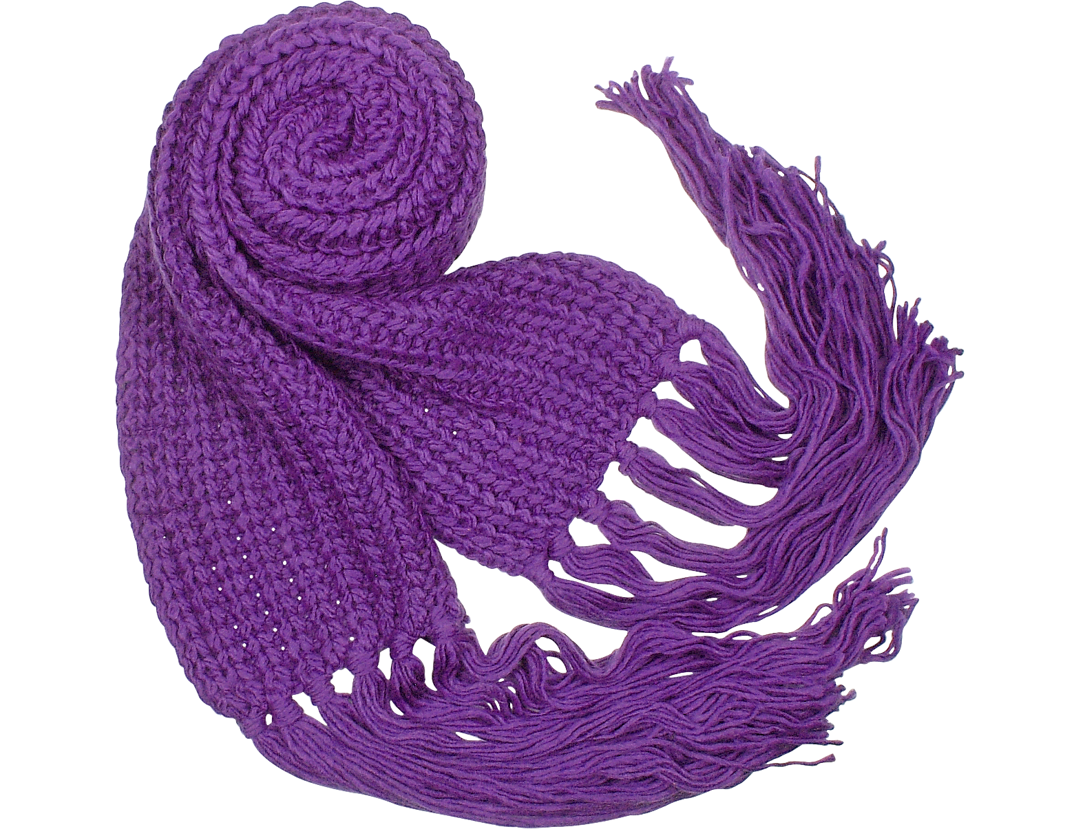 Лиловый шарф