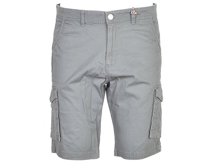 Men's Gray Bermuda Shorts - Basile