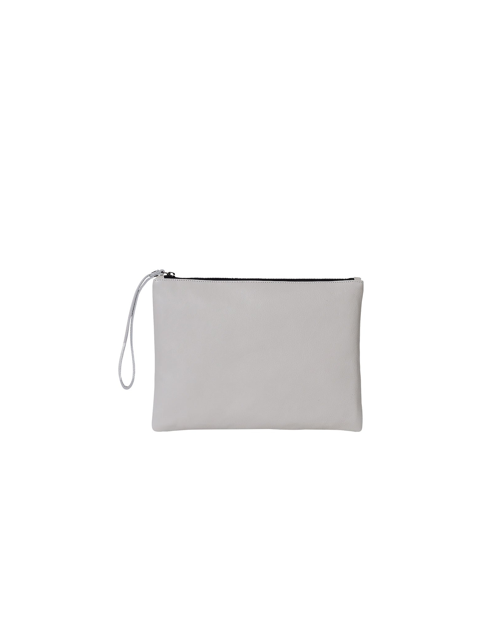 Brussosa Designer Handbags Pochette Xl - Clutch Bag In Blanc