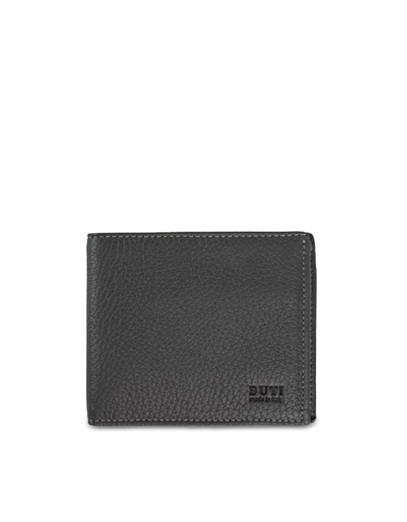 Buti Squared Embossed Leather Men's Wallet