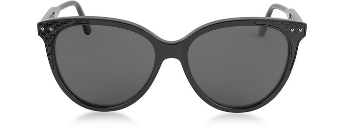 BV0119S Acetate Cat-Eye Frame Women's Sunglasses - Bottega Veneta / {beKFl^