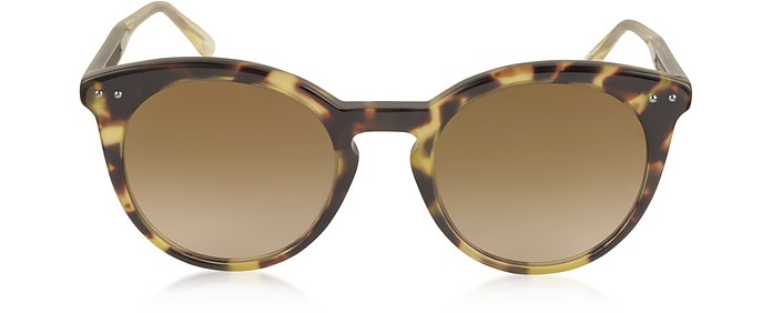 BV0096S Round Acetate Women's Sunglasses - Bottega Veneta