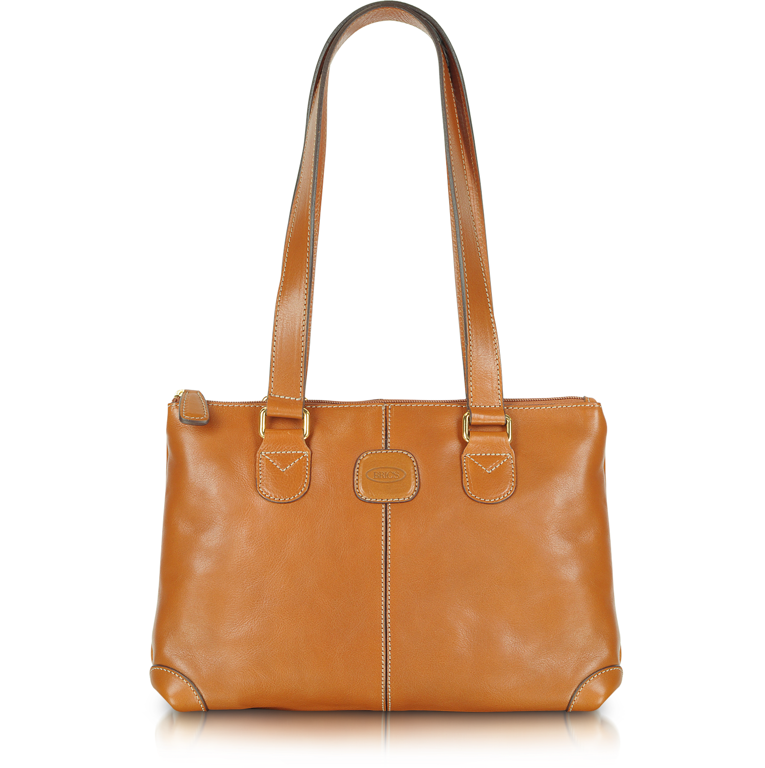 Bric&#39;s Life Leather - Zippered Tote Bag at FORZIERI