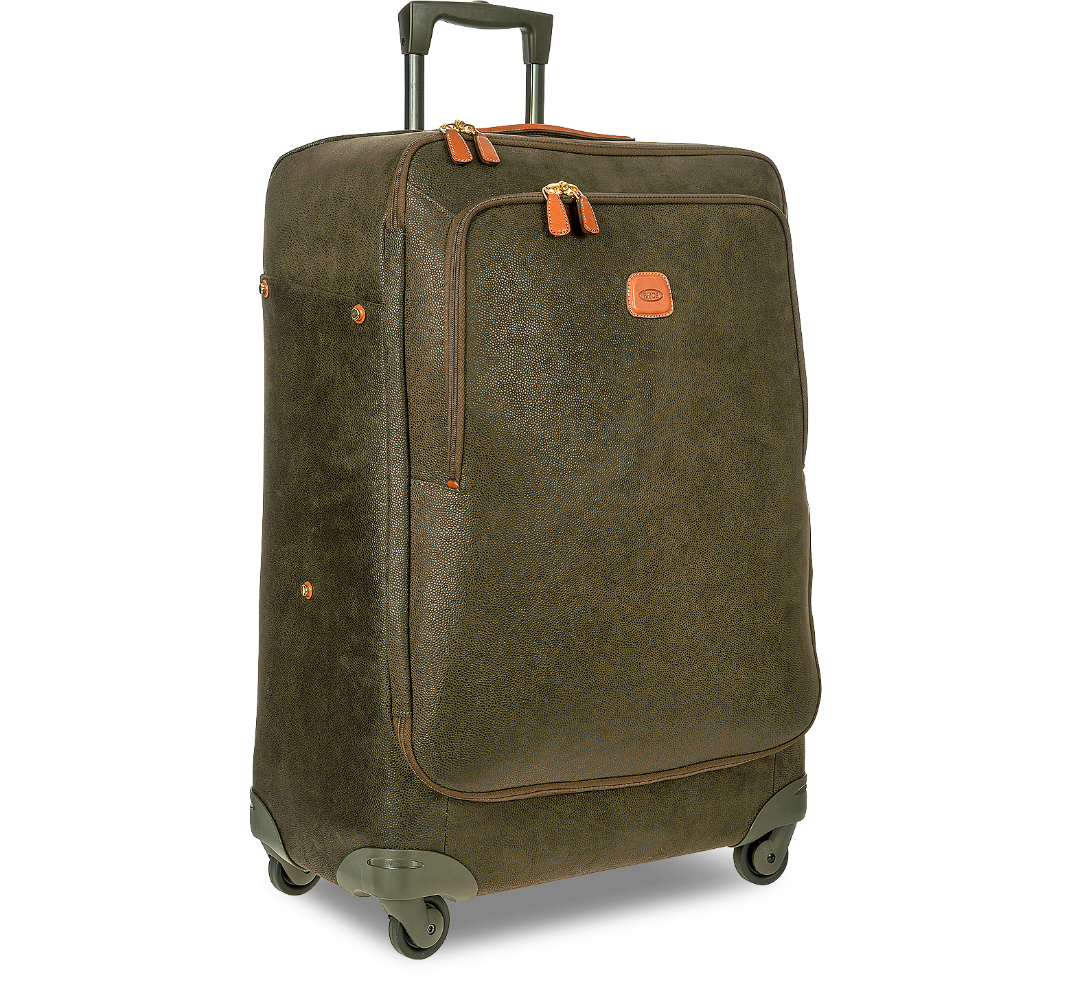 Bric's Life Olive Green Micro Suede Large Trolley at FORZIERI