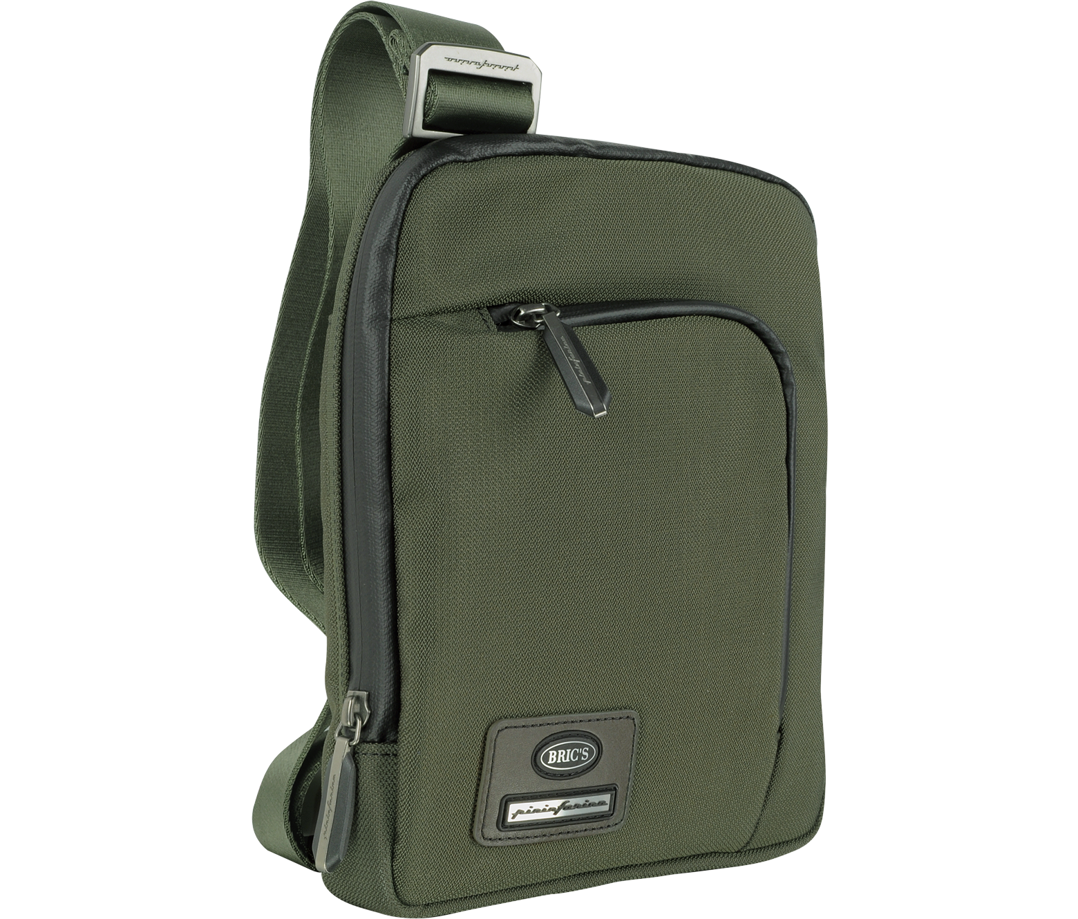Bric's Olive Green Pininfarina - Nylon and Leather Crossbody Bag at ...