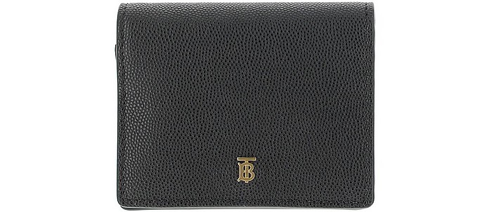 Black Leather Wallet  - Burberry