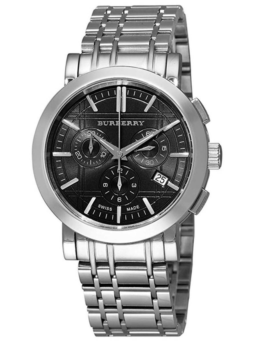 Burberry Designer Men's Watches Men's Quartz Analogue Watch In Silver